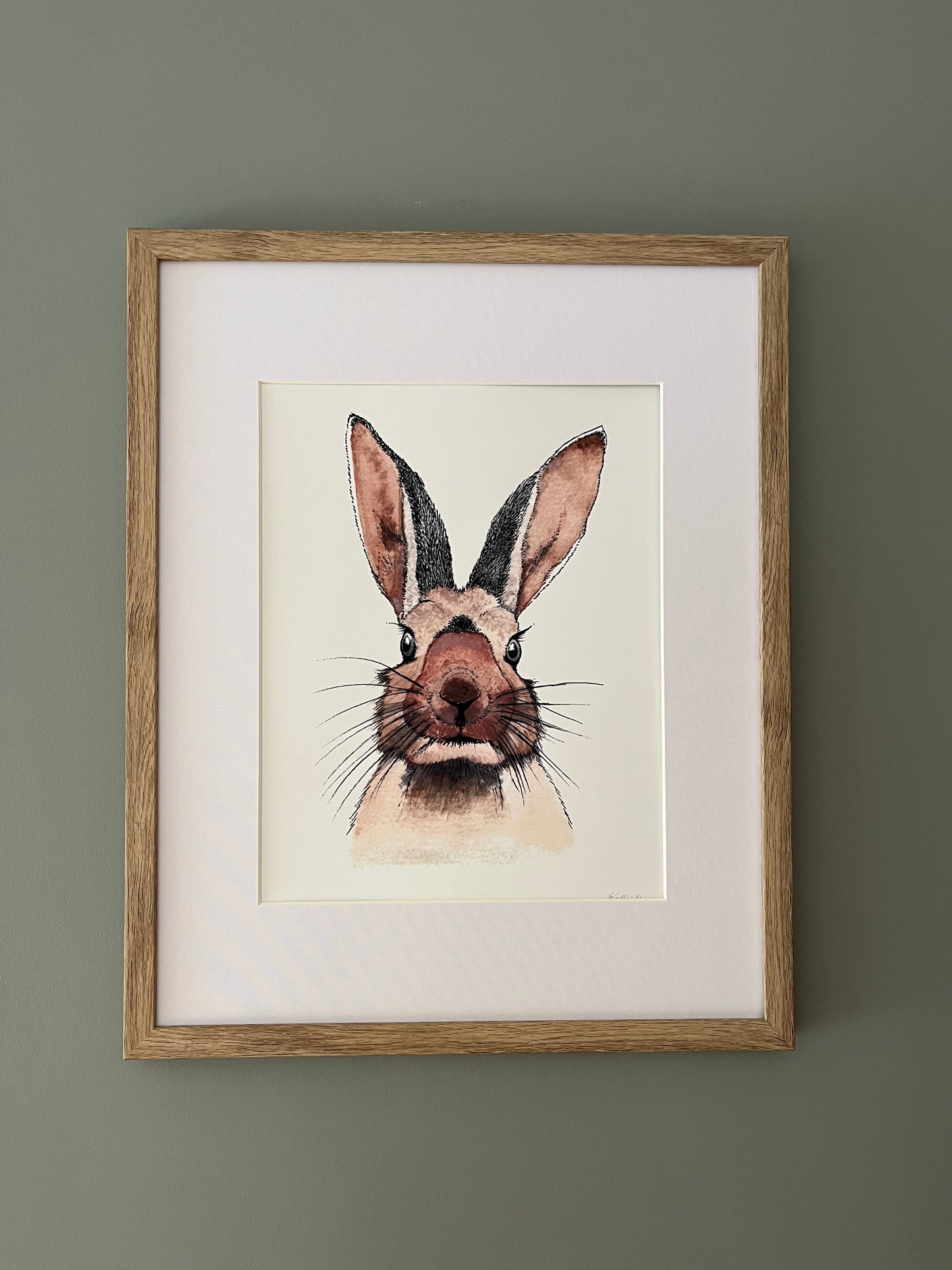 Wild Rabbit Wall Art Print