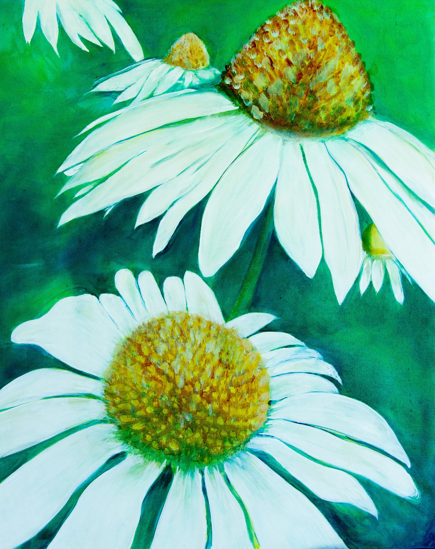 CONE FLOWERS ORIGINAL PAINTING