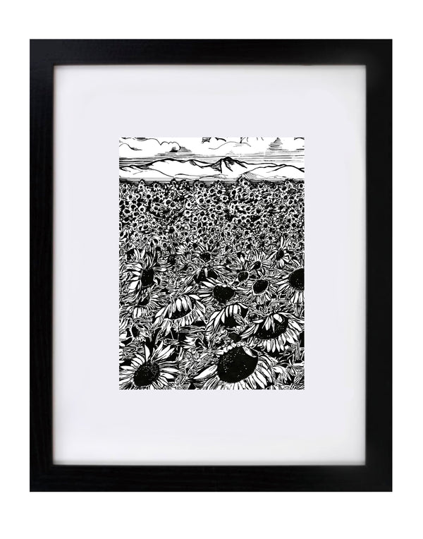 Field of Sunflowers Art Print