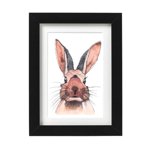 Wild Rabbit Wall Art Print