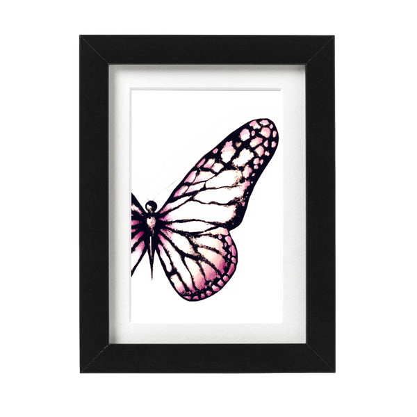 Light Pink Butterfly Art Print