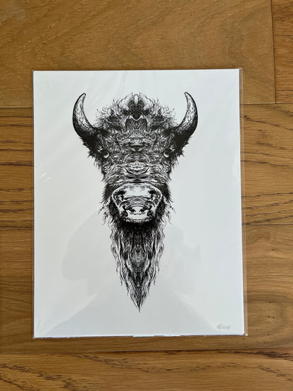 Buffalo Art Print