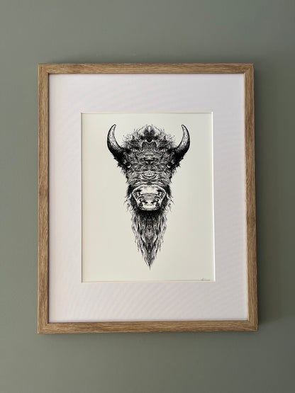 Buffalo Art Print