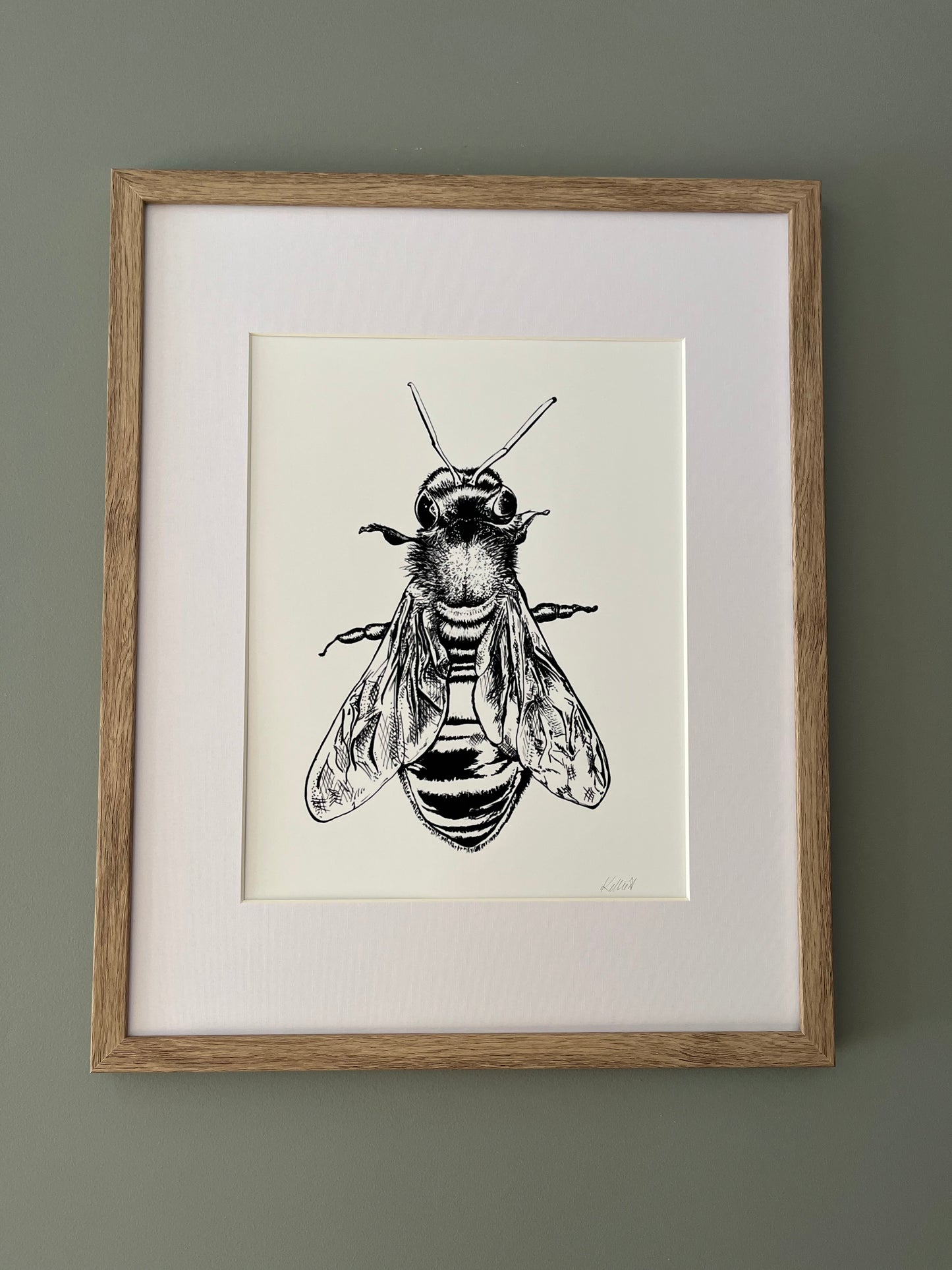 Honey Bee Art Print