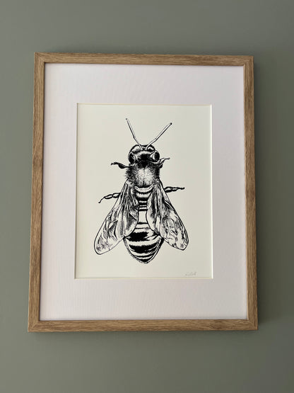 Honey Bee Art Print
