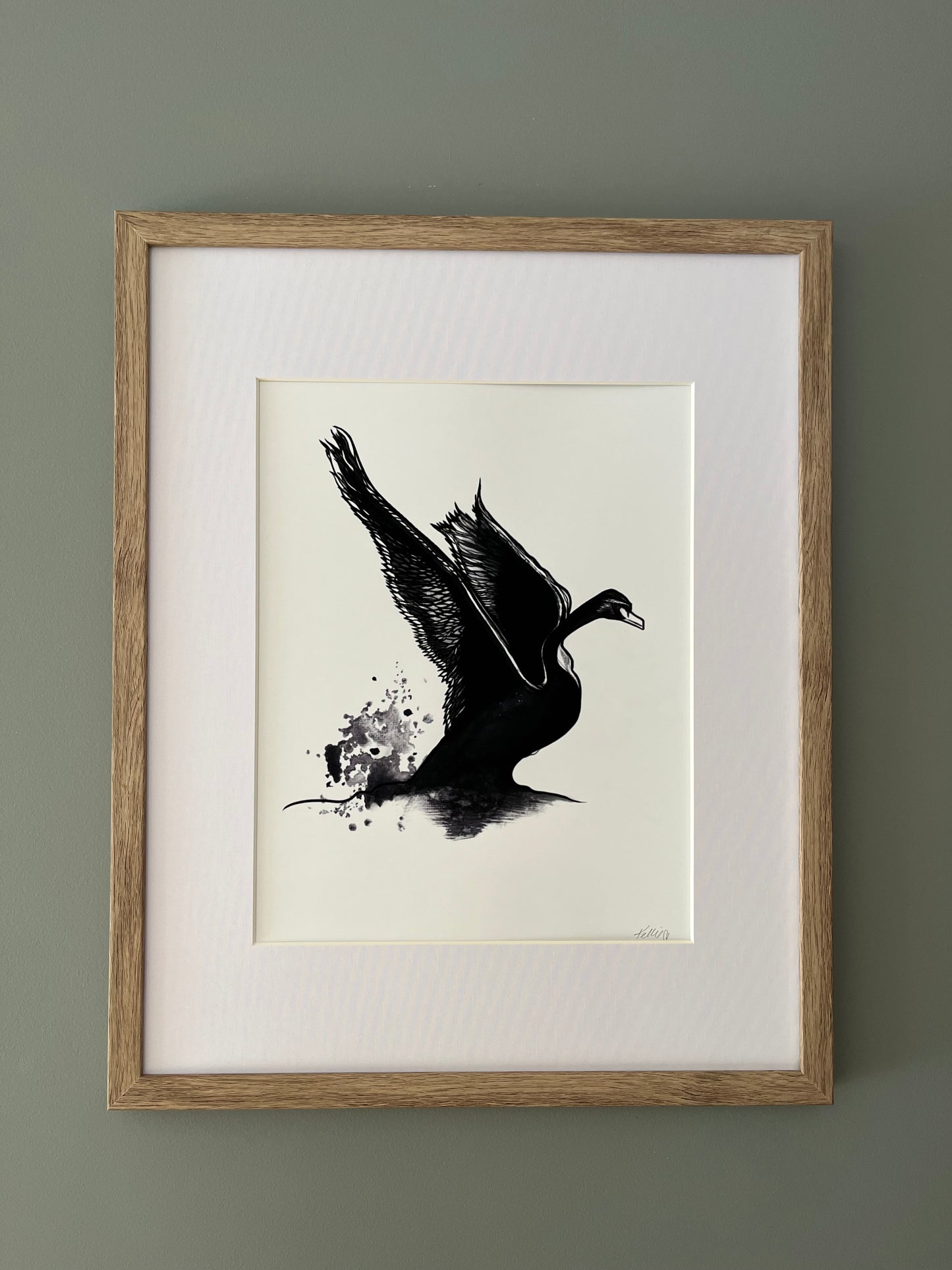 Swan Art Print