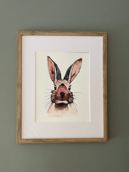 Wild Rabbit Wall Art Print