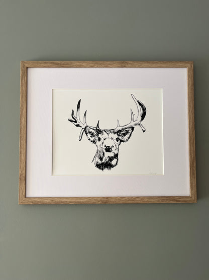 Buck Art Print