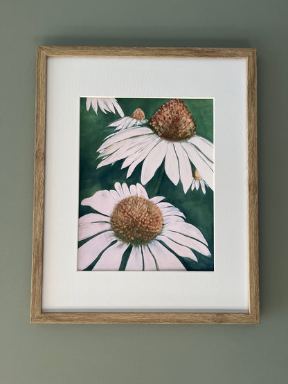 Cone Flowers Art Print