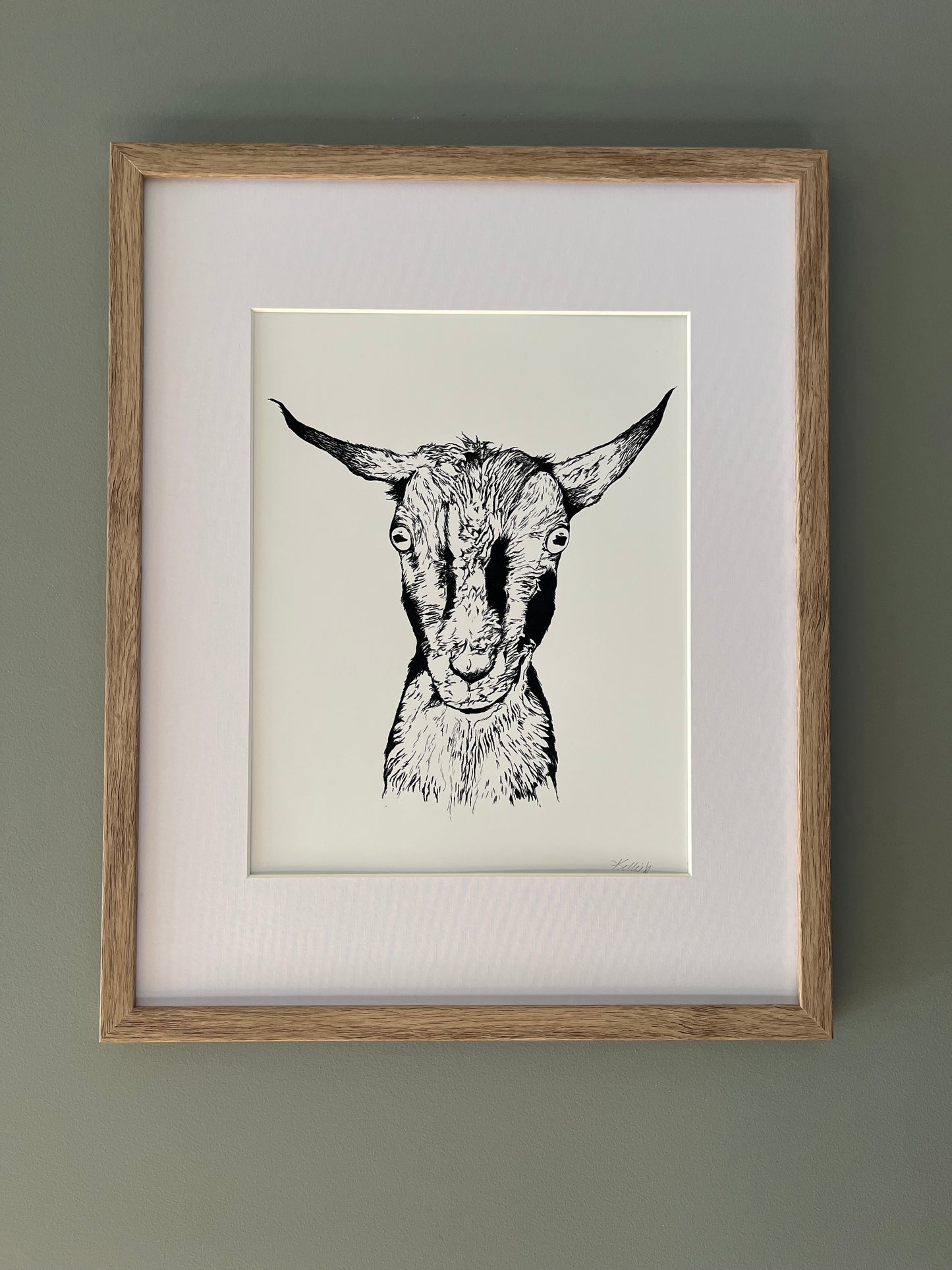 Nigerian Dwarf Goat Art Print