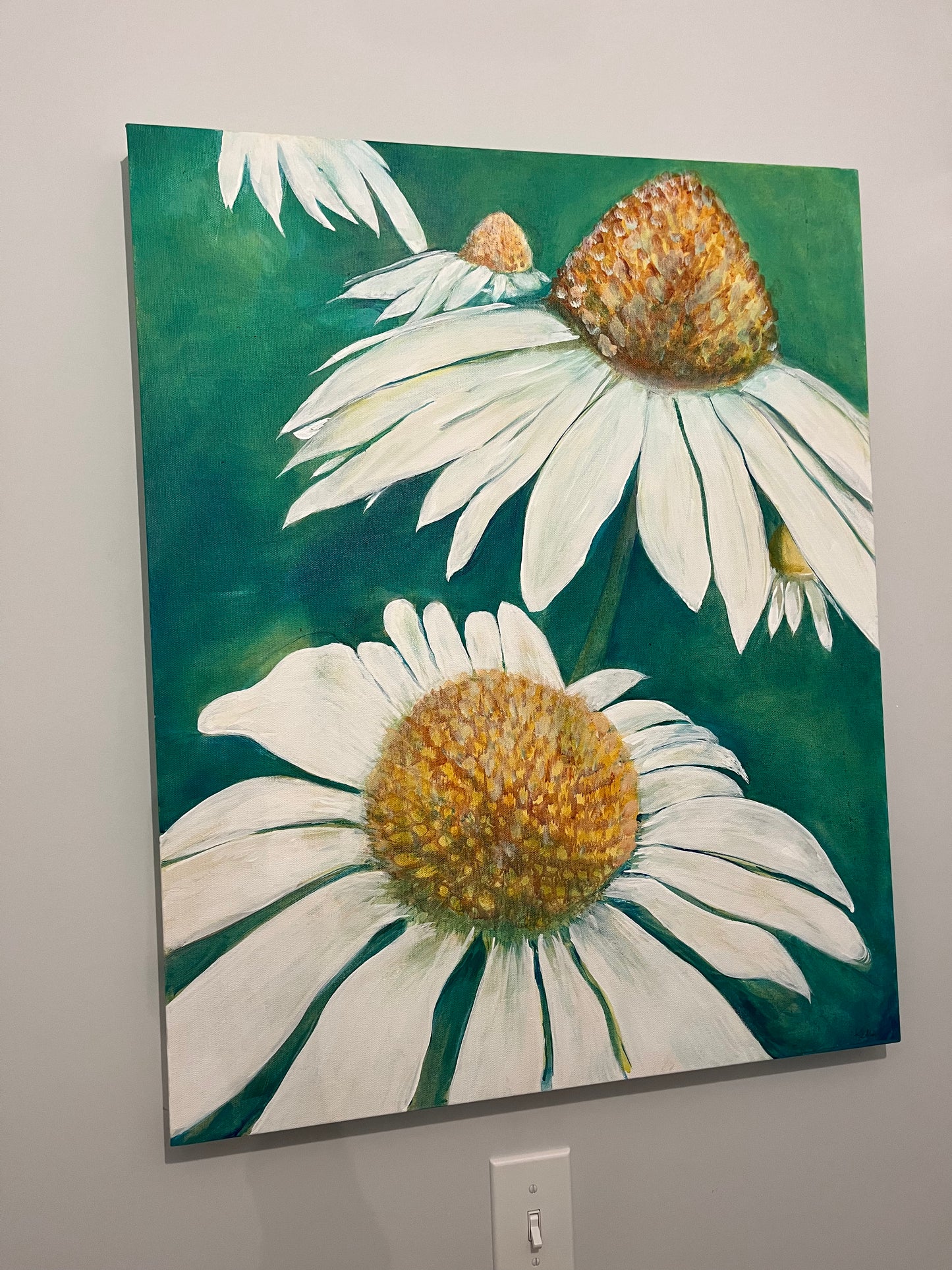 CONE FLOWERS ORIGINAL PAINTING