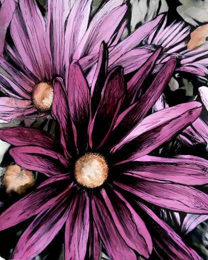 Pink Daisies Art Print