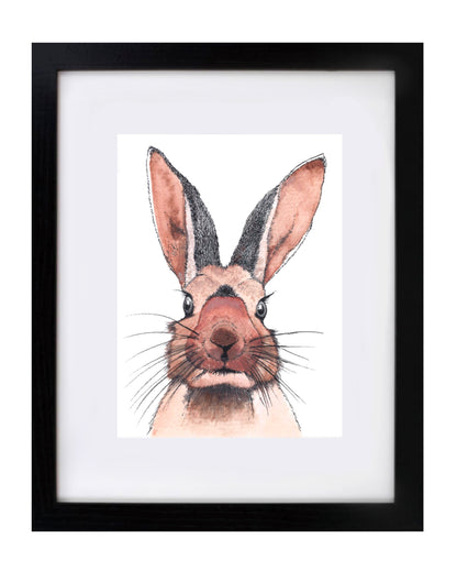 Wild Rabbit Wall Art Print