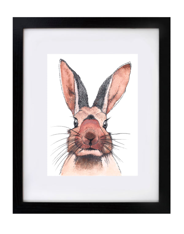 Wild Rabbit Wall Art Print