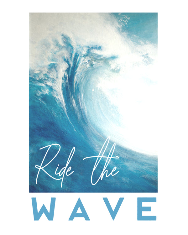 Ride The Wave Art Print